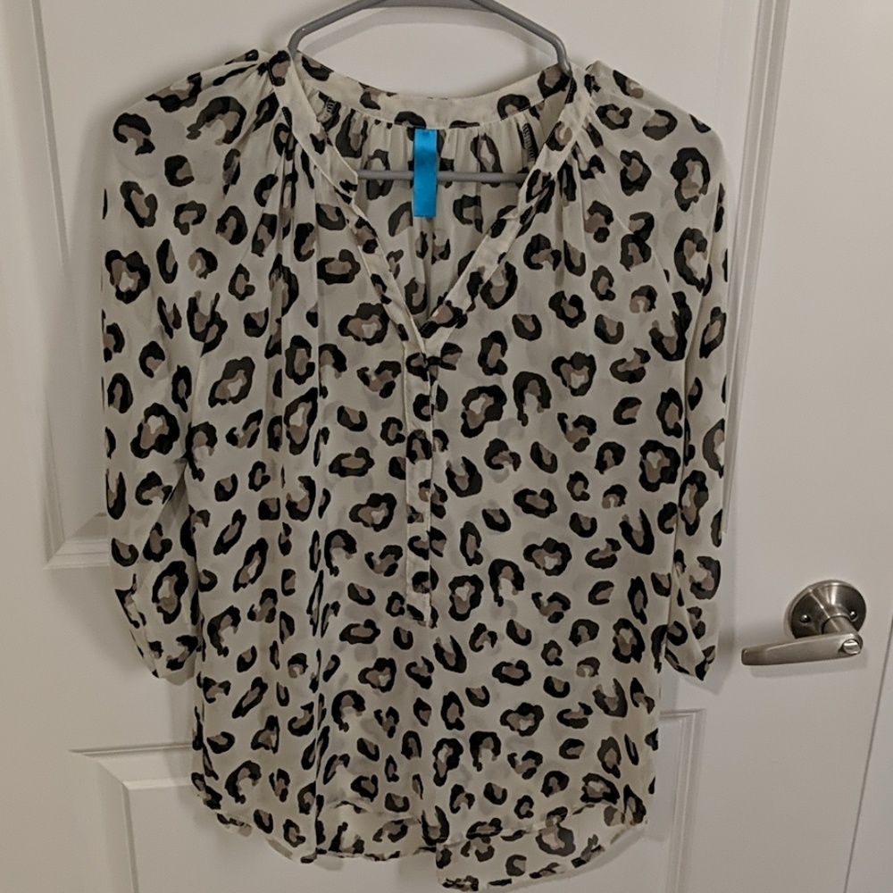 Leopard print blouse